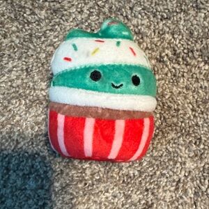 Squishmallows Red and Green Cupcake Stuffed Animal